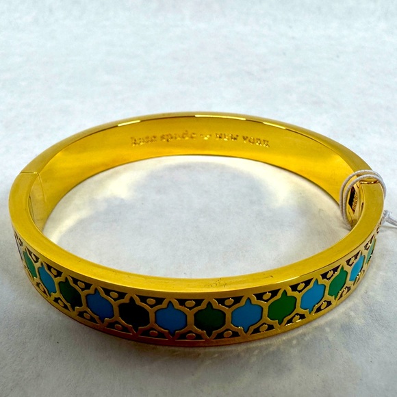 KATE SPADE Mint Condition Idiom Bangle Bracelet - WBRUE163 - Picture 4 of 8